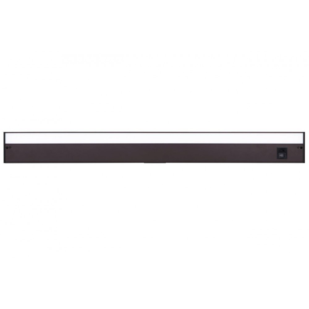 Undercabinet 3-in-1 Color Temperature Adjustable 36" LED Light Bar in Bronze