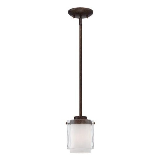 Kenswick 1 Light Mini Pendant in Peruvian Bronze