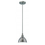 Timarron 1 Light Mini Pendant in Antique Nickel