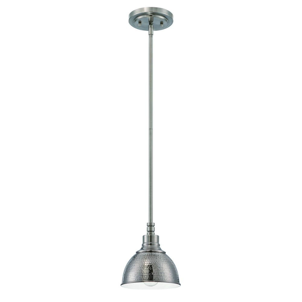 Timarron 1 Light Mini Pendant in Antique Nickel