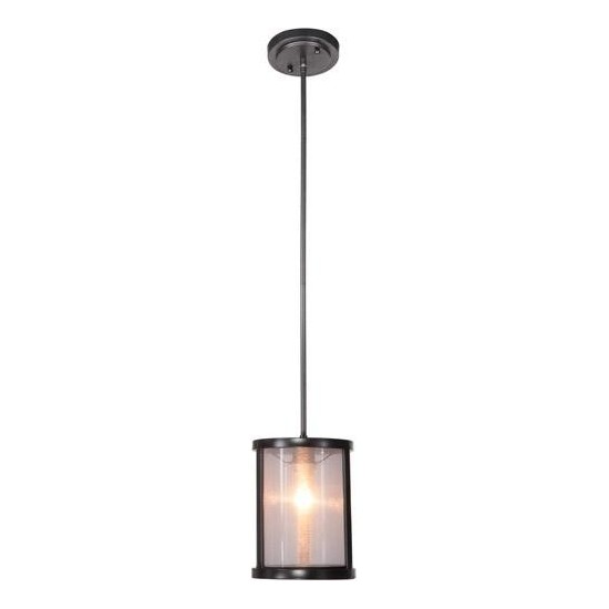 Danbury 1 Light Mini Pendant in Matte Black