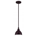 Timarron 1 Light Mini Pendant in Aged Bronze