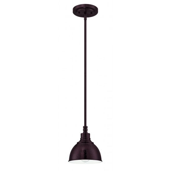 Timarron 1 Light Mini Pendant in Aged Bronze