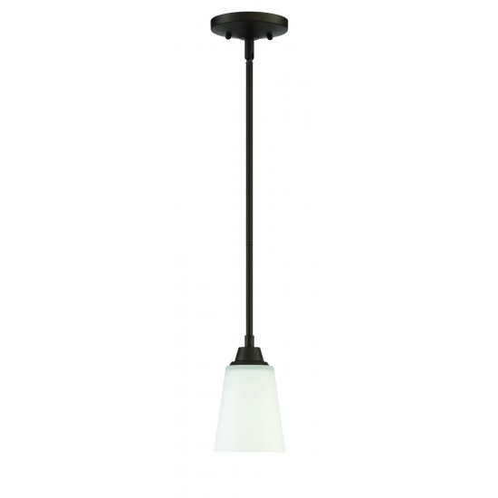 Grace 1 Light Mini Pendant in Espresso