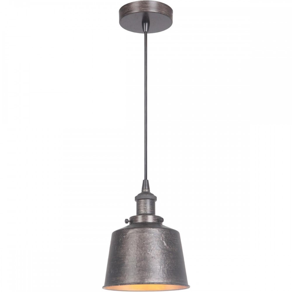 1 Light Mini Pendant in Natural Iron and Vintage Iron