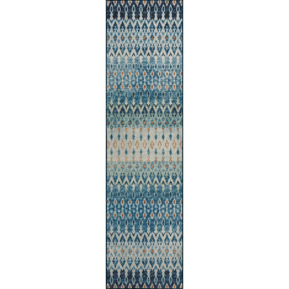 Brisbane BR1 Indigo 2'3" x 7'6" Runner Rug Brisbane BR1 Indigo 2'3" x 7'6" Runner Rug