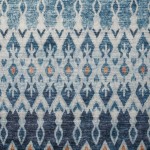 Brisbane BR1 Indigo 2'3" x 7'6" Runner Rug