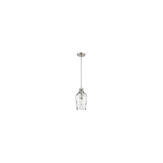 1 Light Mini Pendant in Brushed Polished Nickel, P725BNK1