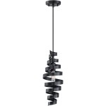 1 Light Mini Pendant (Small) in Matte Black