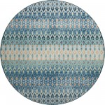 Brisbane BR1 Indigo 8' x 8' Round Rug