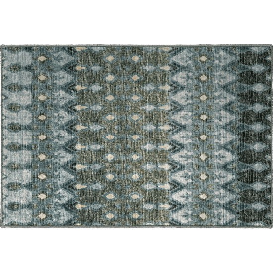 Brisbane BR1 Mineral Blue 1'8" x 2'6" Rug