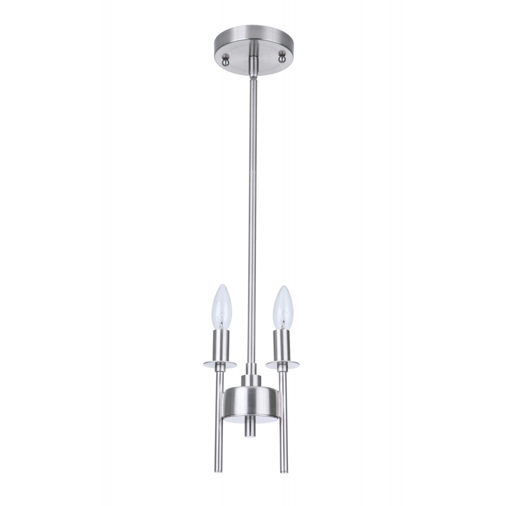 2 Light Mini Pendant, 54392-BNK