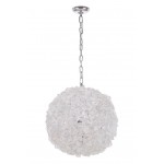 Roxx 3 Light Pendant w/ Chain, Chrome