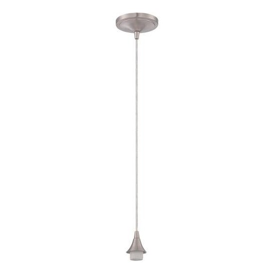 Design-A-Fixture 1 Light Mini Pendant Hardware in Polished Nickel, CPM-PNK