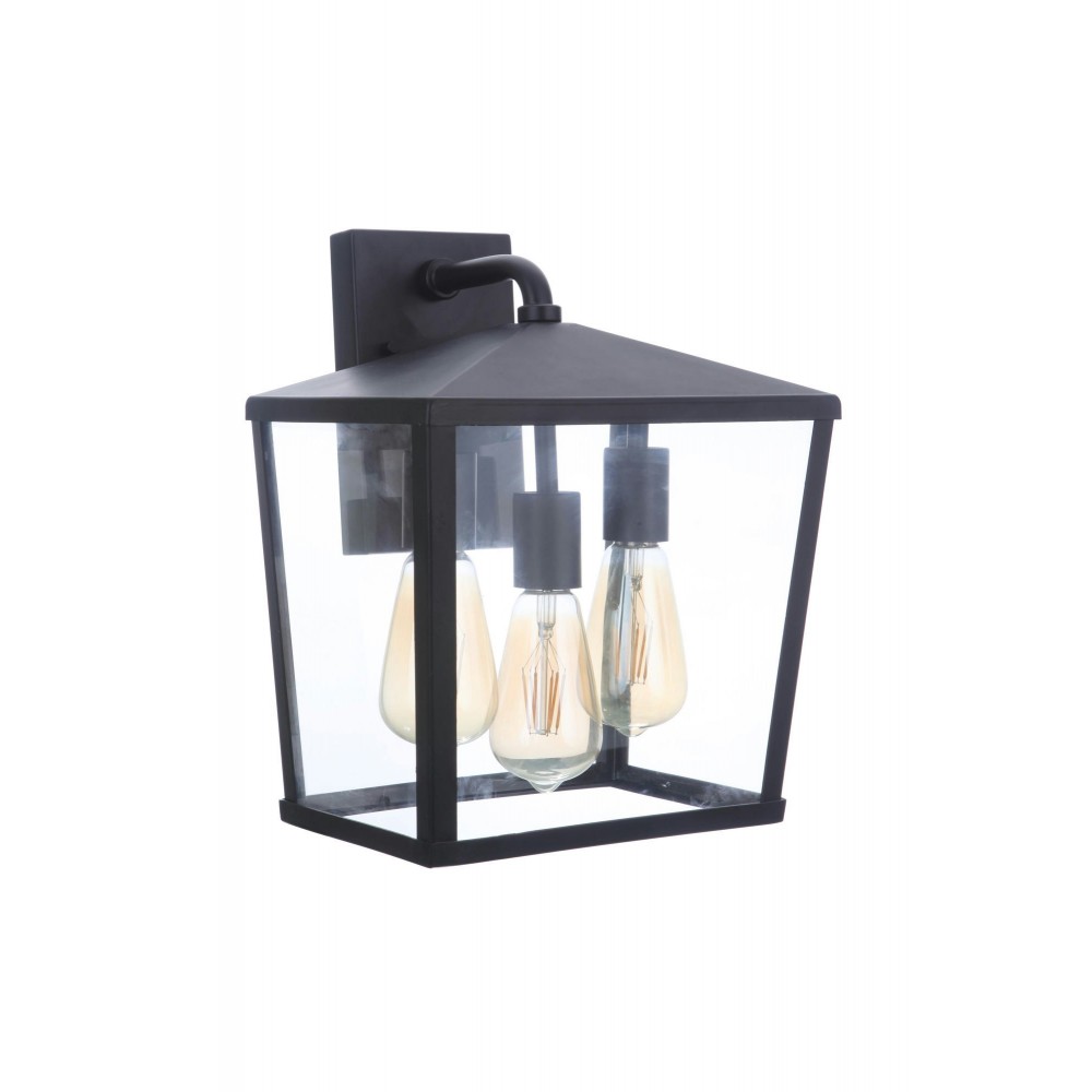 Olsen Outdoor Lantern 3 Light in Midnight, ZA4624-MN