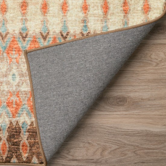 Brisbane BR1 Mocha 2'3" x 7'6" Runner Rug