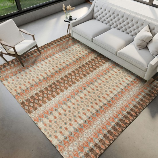 Brisbane BR1 Mocha 3' x 5' Rug