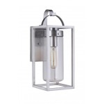 Neo Small Outdoor Lantern 1 Light Satin Aluminum