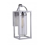 Neo Medium Outdoor Lantern 1 Light Satin Aluminum