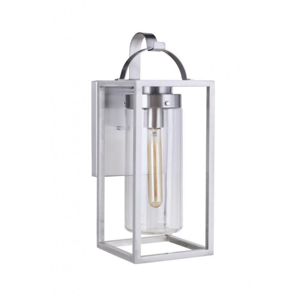 Neo Large Outdoor Lantern 1 Light Satin Aluminum