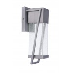 Bryce Small Outdoor Lantern LED Light, Brushed Titanium