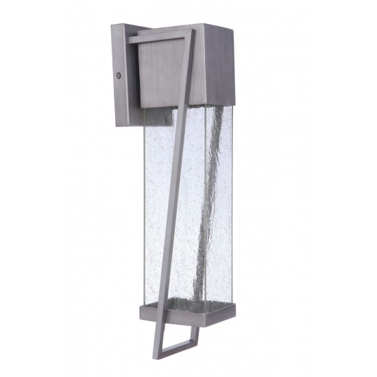 Bryce Large Outdoor Lantern LED Light Brushed Titanium