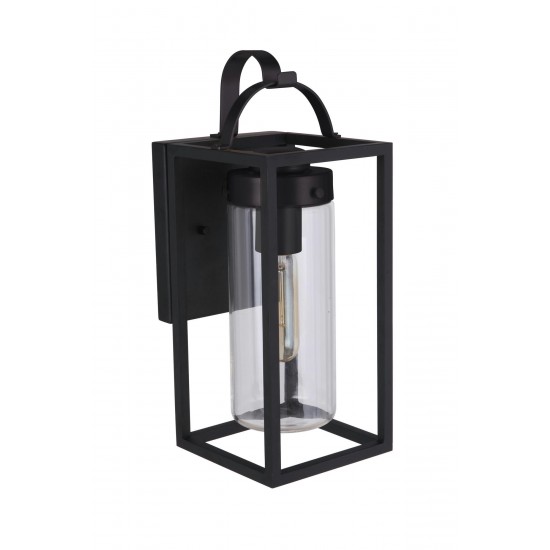 Neo Small Outdoor Wall Lantern 1 Light in Midnight