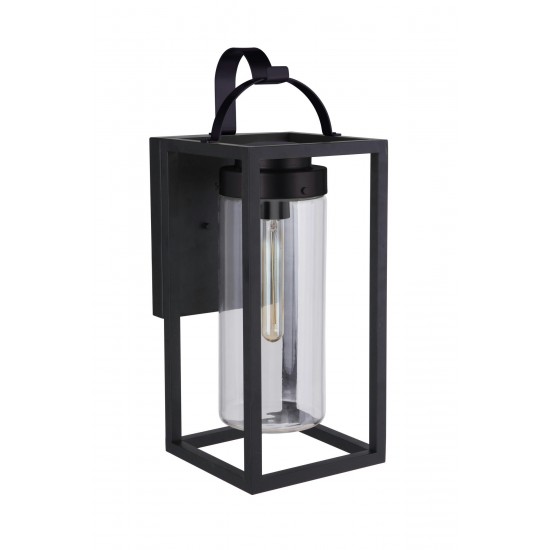 Neo Large Outdoor Wall Lantern 1 Light in Midnight