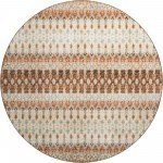 Brisbane BR1 Mocha 8' x 8' Round Rug