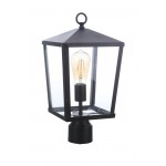 Olsen Outdoor Post 1 Light in Midnight