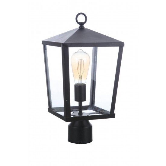 Olsen Outdoor Post 1 Light in Midnight