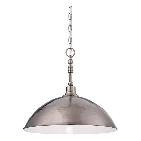 Timarron 1 Light Large Pendant in Antique Nickel