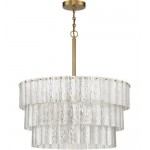 Museo Pendant 9 Light Satin Brass, 48696-SB