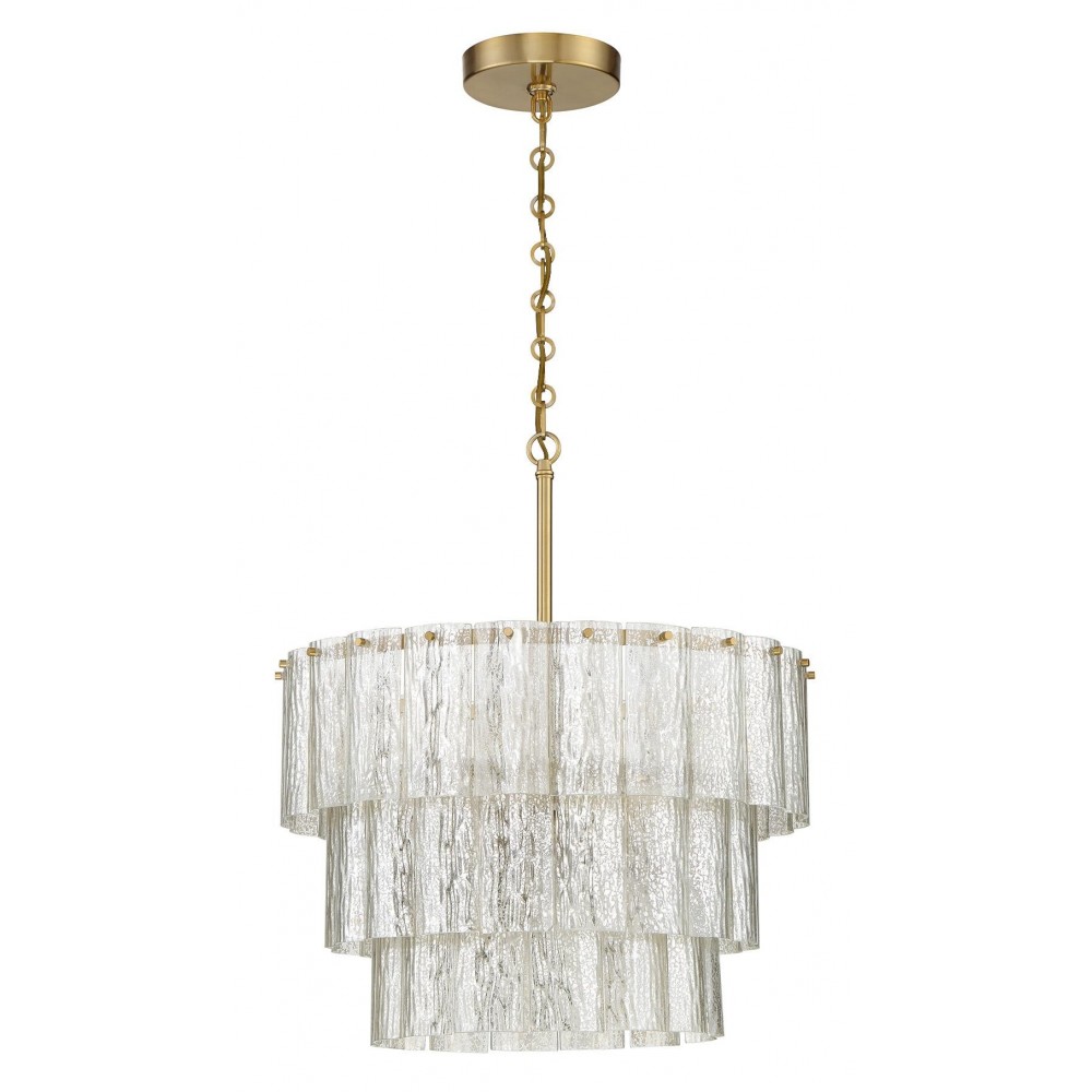 Museo Pendant 12 Light Satin Brass