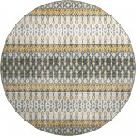 Brisbane BR1 Pewter 8\' x 8\' Round Rug