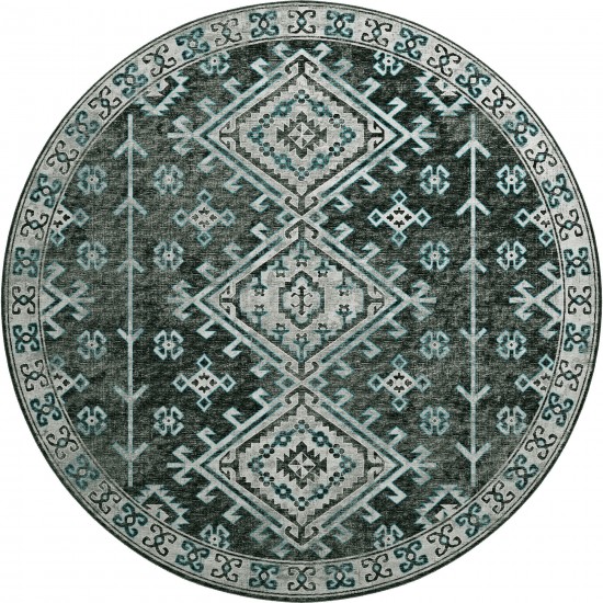 Brisbane BR2 Midnight 8' x 8' Round Rug