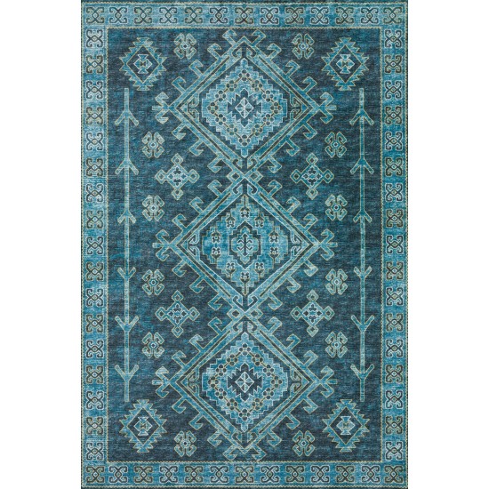 Brisbane BR2 Navy 5' x 7'6" Rug