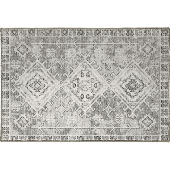 Brisbane BR2 Silver 1'8" x 2'6" Rug