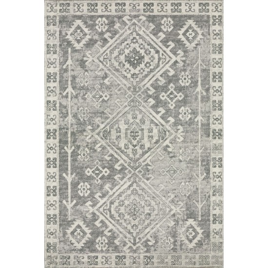 Brisbane BR2 Silver 3' x 5' Rug