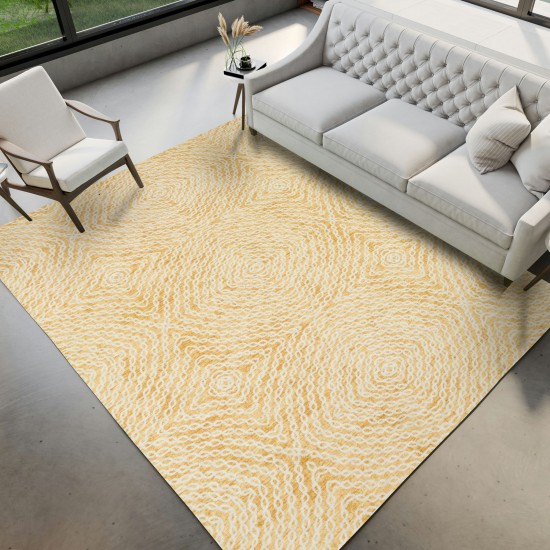 Brisbane BR3 Gold 3' x 5' Rug