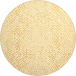 Brisbane BR3 Gold 8' x 8' Round Rug