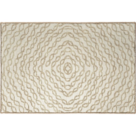 Brisbane BR3 Ivory 1'8" x 2'6" Rug