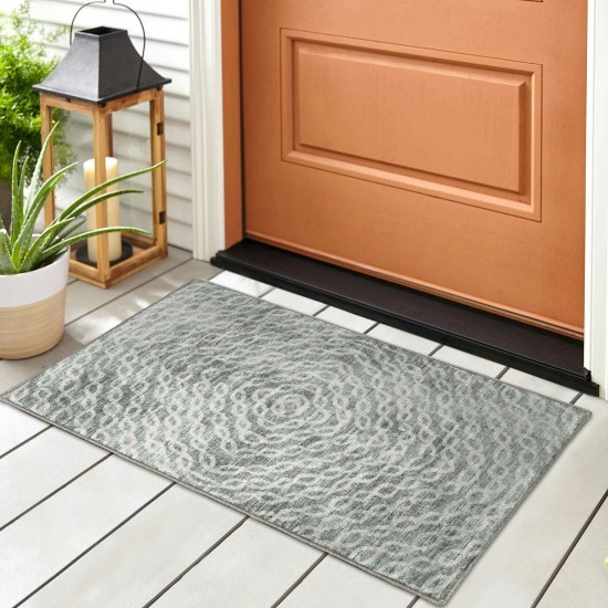 Brisbane BR3 Metal 1'8" x 2'6" Rug