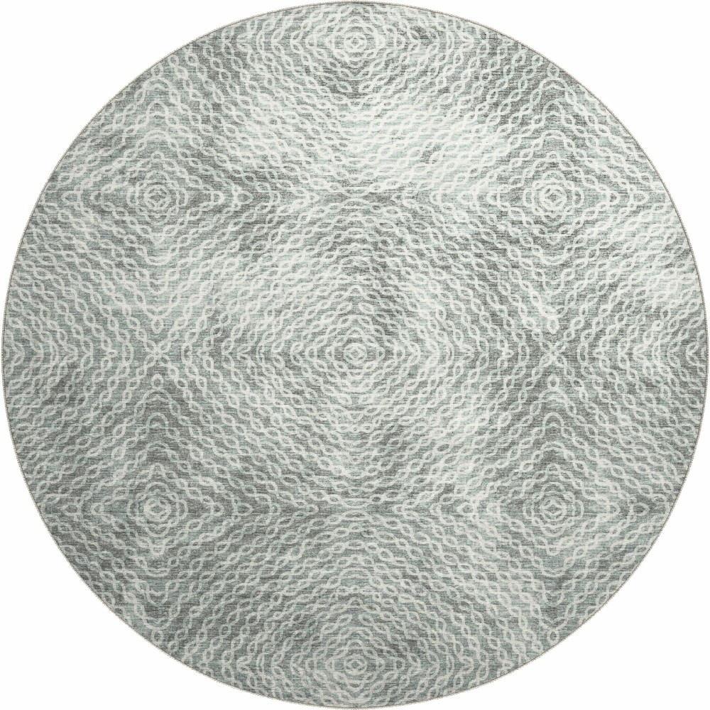 Brisbane BR3 Metal 8' x 8' Round Rug