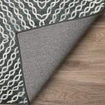 Brisbane BR3 Midnight 1'8" x 2'6" Rug