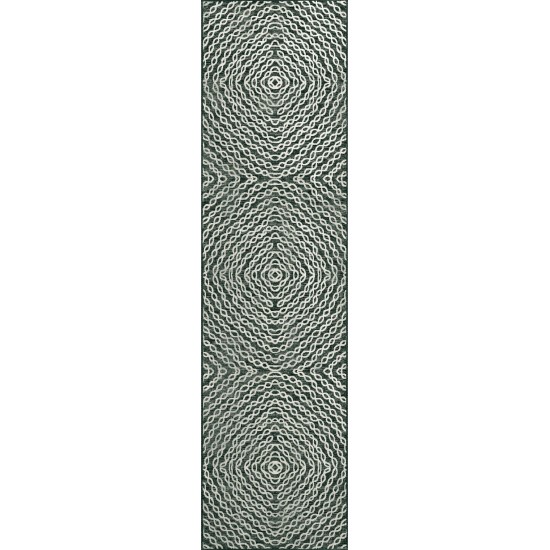 Brisbane BR3 Midnight 2'3" x 7'6" Runner Rug