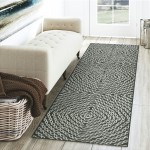 Brisbane BR3 Midnight 2'3" x 7'6" Runner Rug