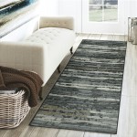 Brisbane BR4 Midnight 2'3" x 7'6" Runner Rug