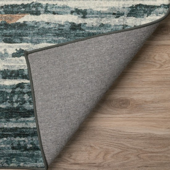Brisbane BR4 Midnight 2'3" x 7'6" Runner Rug