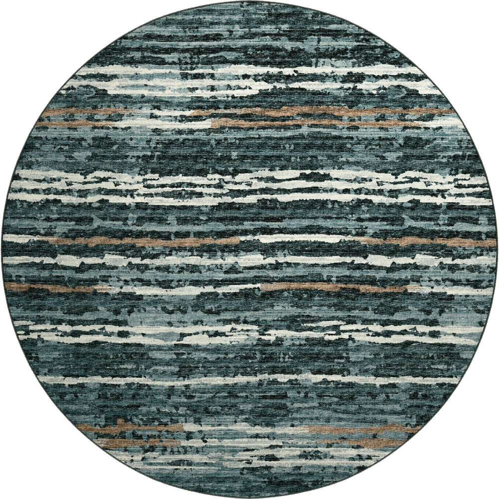 Brisbane BR4 Midnight 8' x 8' Round Rug